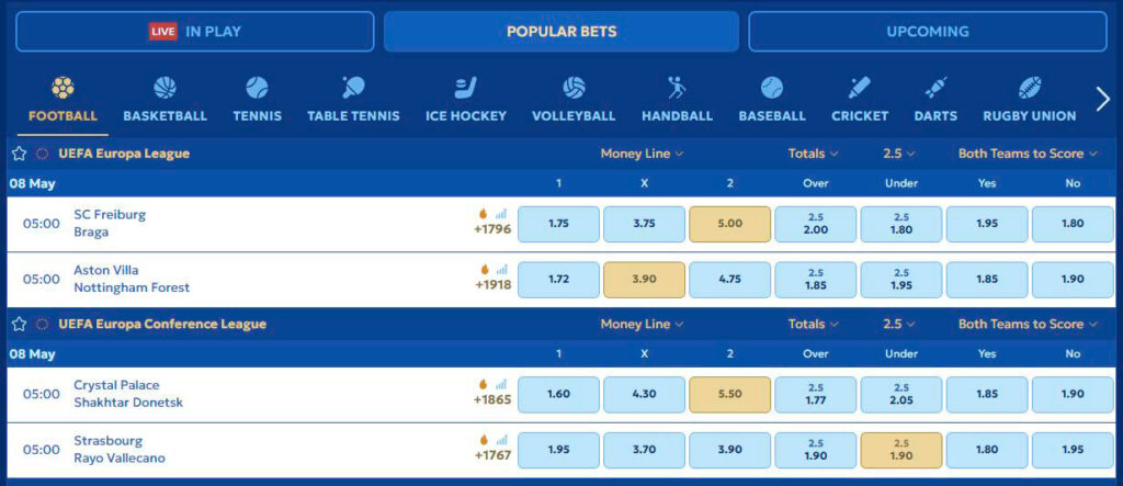 betting sports pandido